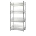 18 Deep x 24 Wide x 74 High 4 Tier Stationary Deep Basket Unit