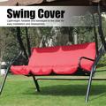 Zerone Swing Cushion Replacement Outdoor Swing 3â€‘Seat Chair Waterproof Cushion Replacement for Patio Garden Yard Swing Chair Cover