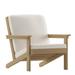 Flash Furniture Charlestown Adirondack Outdoor Club Chair - Natural/Cream