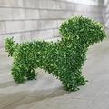 Dog Statues Peeing Dog Statue Decorative Flocking Dog Solar Garden Statue Decorative Garden Figurines with Solar Powered Lights