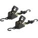 6 Retractable Ratcheting Tie-Down Strap with S-Hook Ends (Package of 2)