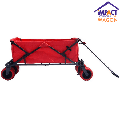 Impact Canopy Folding Utility Wagon Collapsible All Terrain Beach Wagon Red