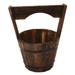 Creative Bucket Shape Flower Pot Fence Ornament Plant Display Pot for Garden