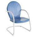 Crosley Furniture CO1001A-BL Griffith Metal Chair in Sky Blue Finish