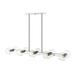 Z Lite 455-10L-CH 5.5 x 14 x 54 in. 10 Light Pendant Chrome