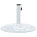 Umbrella Base White 26.5 lbs 18.9 Cast Iron