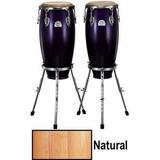 Pearl Primero Professional 11.75 & 12.5 Natural Finish Oak Conga Set w/ No Stand