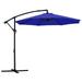 ABCCANOPY 10 FT Patio Umbrellas with Crank & Cross Base for Garden Backyard Pool and Beach 12+ Colors(blue)