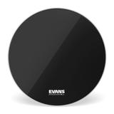 Evans EQ3 Resonant Black Bass Drum Head No Port 20 Inch