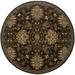 Avalon Home Hamlet Round Persian Transitional Area Rug Brown