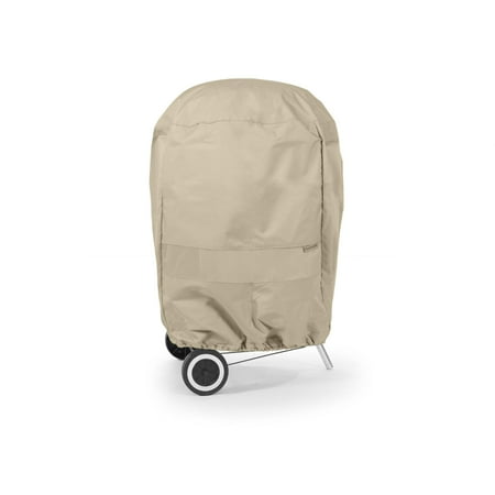 Covermates Charcoal Kettle Grill Cover - Weather Resistant Outdoor Cover Extra Large Water-Resistant Covers for Outside Smoker Elite 300D Polyester 29 DIAMETER x 34H Khaki