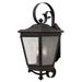 Outdoor Wall Lantern Cast Aluminum in Traditional Style 10 inches Wide By 23.25 inches High Bailey Street Home 81-Bel-1801933