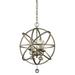 4 Light Pendant in Metropolitan Style 16 inches Wide By 21 inches High-Antique Silver Finish Bailey Street Home 372-Bel-1776902