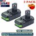 18 Volt 3.0Ah 2x For Ryobi 18V Lithium Battery One+ P102 P103 P105 P107 P108 US