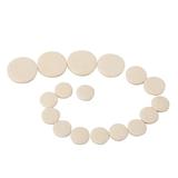 17 Pcs / Set Replacement Bass Clarinet Pads Woodwind Instrument Parts