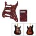 Tomshine Tortoise Red Guitar Pick Guard Back Plate with 20pcs Screws for Stratocaster Strat Style Electric Guitar