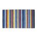 Indoor/Outdoor Hooked Rug Summertime Stripe 24 x42