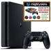 Sony PlayStation 4 1TB Console Black With MIGHTYSKINS Custom Console and Controller Voucher Limited Bundle