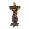 Maple Tree Resin Bird Bath