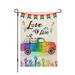 Pride Garden Flag Double Sided Rainbow Truck Gay Pride Garden Flag Love Is Love For Home Outdoor Yard Decoration 12x18 Inch