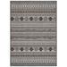 SAFAVIEH Outdoor HAV331T Havana Collection Brown / Black Rug