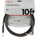 Fender 10 Professional Series Black Instrument Cable #0990820025-Straight/Angle