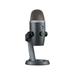 Blue Yeti Nano Premium USB Microphone for PC Mac Gaming Recording Streaming Podcasting Condenser Mic with Blue VO!CE Effects Cardioid and Omni No-Latency Monitoring - Shadow Grey