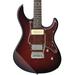 Yamaha PAC611VFM Pacifica Electric Guitar Dark Red Burst