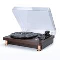 Andoer Retro Vinyl Record Player Record Player with Dustproof Cover Nostalgic Style Record Player