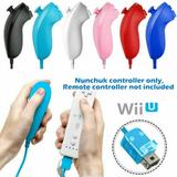 OUSITAID Nunchuk Video Game Controller Remote for Wii & Wii U Remote Red