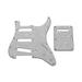 ammoon SSS Electric Guitar Pickguard Set with Back Plate Screws Pick Guard for American ST Style Guitars White Pearl