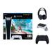 Sony Playstation 5 Digital Edition Horizon Forbidden West Bundle with Extra Black Controller Black PULSE 3D Wireless Headset and Surge QuickType 2.0 Wireless Keypad