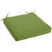 Humble and Haute Lehigh Sunbrella Chair Cushion Set of 2 - 19 in w x 16 in d cilantro green