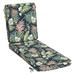 Arden Selections ProFoam Essentials Outdoor Chaise Lounge Cushion 72 x 21 Simone Blue Tropical