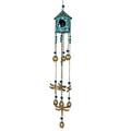 Birdhouse Wind Chimes - Turquoise