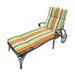 Jordan Manufacturing 72 in. Outdoor Chaise Cushion - Covert Breeze