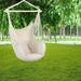 SamyoHome Swing Hammock Outdoor Porch Patio Yard Seat with Two Pillows