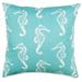 Majestic Home Goods Sea Horse Extra Large Throw Pillow 24 X 24