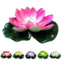Bcloud Artificial Lotus Flower LED Light Swimming Pool Garden Pond Floating Floral Lamp