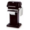 Modern Home Products JNR4DDN-OCOLB-OPN MHP Natural Gas Grill on OCOLB-OPN Black Console and Permanent Mounting Base .- Grill Accessory