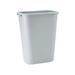 Rubbermaid Commercial 295700GY Soft Molded Plastic Wastebasket Rectangular 10 1/4 gal Gray