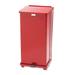 Rubbermaid Commercial FGST24EPLRD 13 gal. Defenders Heavy-Duty Steel Step Can - Red