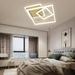 Geometric LED Square Chandelier Lighting Ceiling Hanging Lamp Pendant Light 78W Modern Geometric Ceiling Light LED Living Room Bedroom Dimmable Chandelier LED Ceiling Light Bedroom Living Room