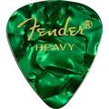 Fender 12 Pack 351 Shape Heavy Guitar Picks - Green Moto