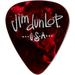 Dunlop Premium Celluloid Classic Guitar Picks 1 Dozen Red Pearloid Thin