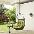 Modway Arbor Outdoor Patio Swing Chair Without Stand in Peridot