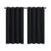 Hododo Home Textile Grommet Curtains Porch Yard Lawn Garden Full Thickened Thermal Insulation lackout Outdoor Curtains