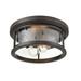 Millennium Lighting Bresley 2 Light Outdoor Fixture in Powder Coat Bronze