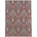 KIRMAN CORAL RED Outdoor Rug By Kavka Designs