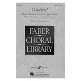 Hal Leonard Gaudete! - Three Medieval Songs for Upper Voices (Collection) SSA A Cappella arranged by Jeremy Summerly